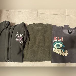 Grunge Y2k baggy sweaters Bundle